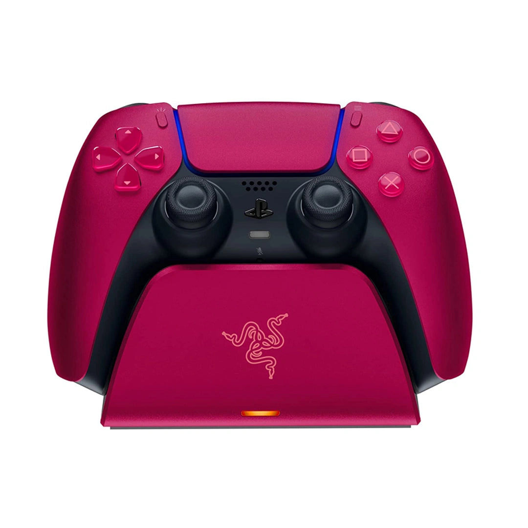Razer Universal Quick Charging Stand for PlayStation 5 - Cosmic Red in Qatar Razer Universal Quick Charging Stand for PlayStation 5 - Cosmic Red in Qatar